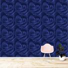 Papel De Parede Abstrato Desenhos Estilo 3d Em Tons De Azul Marinho E Turquesa Vinil DPAB43 Papel De Parede Abstrato Desenhos Estilo 3d Em Tons De Azul Marinho E Turquesa Vinil DPAB43