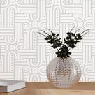 Papel De Parede Adesivo Abstrato Mandala N017091 0,58X3M