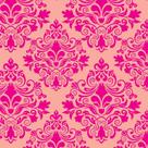 Papel de Parede Adesivo Arabesco Rosa - 064