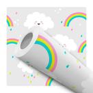 Papel de Parede Adesivo Arco Íris Nuvem Chuva de Amor Infantil Bebê Moderno Quarto Papel de Parede Adesivo Arco Íris Nuvem Chuva de Amor Infantil Bebê Moderno Quarto