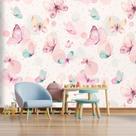 Papel de Parede Adesivo Autocolante Decorativo Borboletas 10 METROS 2 ROLOS 5m x 45cm cada