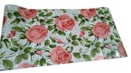 Papel De Parede Adesivo Autocolante Floral Rosas 45 Cm X 5 Mts