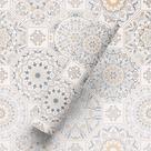 Papel De Parede Adesivo Autocolante Tema Azulejo Charmoso Cozinha