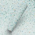 Papel De Parede Adesivo Autocolante Tema Lavabo Granillite Azul Papel De Parede Adesivo Autocolante Tema Lavabo Granillite Azul