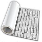 Papel De Parede Adesivo Autocolante Tijolo Branco 50cmX50cm