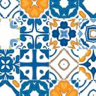Papel de Parede Adesivo Azulejo Português - 013
