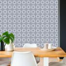Papel de Parede Adesivo Azulejo Português Azul