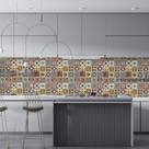 Papel De Parede Adesivo Azulejo Português Lavável
