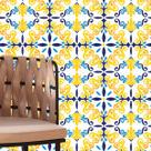 Papel de Parede Adesivo Azulejo Portugues N016062 0,58x3M