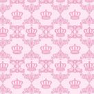 Papel de Parede Adesivo Baby Rosa Coroas - 070