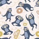 Papel De Parede Adesivo Bicho Preguiça Ouvindo Musica Quarto 1m