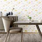 Papel de Parede Adesivo Borboleta Natureza N02224 0,58x2,5M