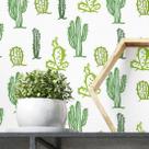 Papel de Parede Adesivo Cactos N019012 0,58x3M