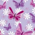 Papel de Parede Adesivo Casual Borboletas - 168
