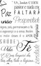 Papel de Parede Adesivo Casual Frases Biblica CAS 117 3 METROS X 57CM