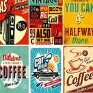Papel de Parede Adesivo Casual Placas Vintage - 105 Papel de Parede Adesivo Casual Placas Vintage - 105