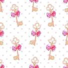 Papel de Parede Adesivo Chave Laço 361875047 Rolo 0,58x3M