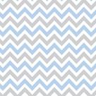 Papel de Parede Adesivo Chevron Azul e Cinza - 022