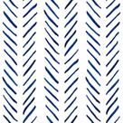 Papel de Parede Adesivo Chevron Branco Azul Marinho Moderno Minimalista Sala Quarto