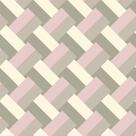 Papel De Parede Adesivo Cinza Linhas Mosaico Nude Sala Quarto 1m
