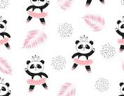 Papel de Parede Adesivo Contact Infantil Feminino Menina Delicado inf129 Ursinha Bailarina