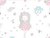 Papel de Parede Adesivo Contact Infantil Menina Feminino Delicado Princesa Inf128