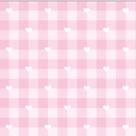 Papel de Parede Adesivo Contact Quarto Feminino Menina Rosa Coração 3METROS X 57CM