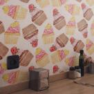 Papel de Parede Adesivo Delícia de Cupcakes N03112 0,58X2,5M