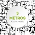 Papel De Parede Adesivo Dog Cachorro Pet Shop Lavável