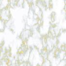 Papel De Parede Adesivo Efeito Visual Mármore Dourado Gold Sala Quarto 10m