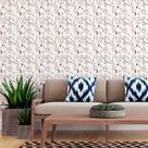 Papel de Parede Adesivo Flor de Algodão N015137 0,58x3,00M