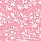 Papel de Parede Adesivo Floral Rosa - 194