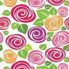 Papel De Parede Adesivo Fosco Vinil Floral Flores Estilo Minimalista Colorida