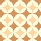 Papel de Parede Adesivo Geométrico Círculos Marrom - 155