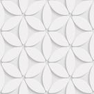 Papel De Parede Adesivo Geomêtrico Floral Sala Quarto 1m