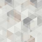 Papel de Parede Adesivo Geométrico Isométrico Cinza Bege Moderno Quarto Sala de Estar Papel de Parede Adesivo Geométrico Isométrico Cinza Bege Moderno Quarto Sala de Estar