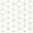 Papel De Parede Adesivo Geométrico Linhas Cubos Sala Quarto 10m