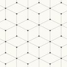 Papel De Parede Adesivo Geométrico Linhas Cubos Sala Quarto 2m