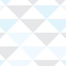 Papel de Parede Adesivo Geométrico Triângulos Azul - 108