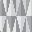 Papel de Parede Adesivo Geométrico Triângulos Cinza - 063