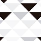 Papel de Parede Adesivo Geométrico Triângulos Preto - 113