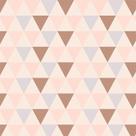 Papel de Parede Adesivo Geométrico Triângulos Rosa - 008