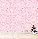 Papel de Parede Adesivo Geométrico Zara Pink Tons Rosa Fundo Clarinho Delicado 3m