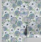 Papel de Parede Adesivo Impermeável de Vinil, Estampa Floral Pêssego Pastel, Verde, Removível - S4Sassy Papel de Parede Adesivo Impermeável de Vinil, Estampa Floral Pêssego Pastel, Verde, Removível - S4Sassy
