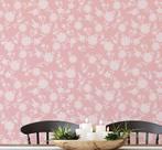 Papel de Parede Adesivo Impermeável Floral Pastel Rosa para Paredes, Armários e Cômodas, Rolo de Vinil - S4Sassy Papel de Parede Adesivo Impermeável Floral Pastel Rosa para Paredes, Armários e Cômodas, Rolo de Vinil - S4Sassy