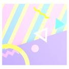 Papel de Parede Adesivo Infantil Abstrato Geométrico Bebe Quarto - 494pcp