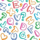 Papel de Parede Adesivo Infantil Alfabeto - 080