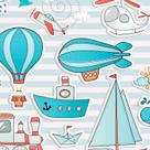 Papel de Parede Adesivo Infantil Balões - 125