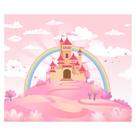 Papel de Parede Adesivo Infantil Castelo Princesa Bebe Quarto Menina - 560pcm