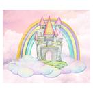 Papel de Parede Adesivo Infantil Céu Castelo Bebe Quarto Menina - 596pcm